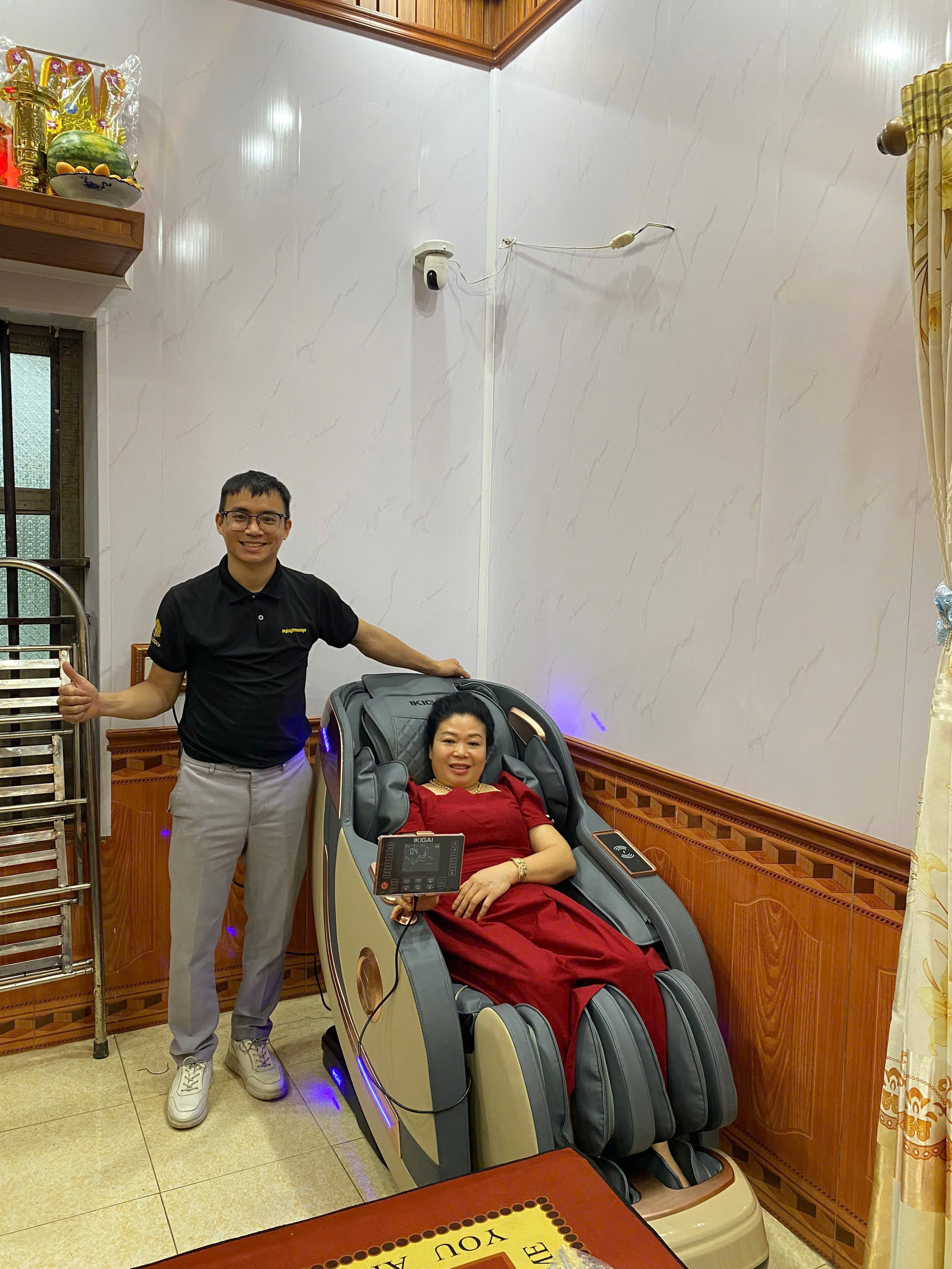 Xin cảm ơn anh Dương và gia đình đã tin tưởng ủng hộ Thegioighemassage