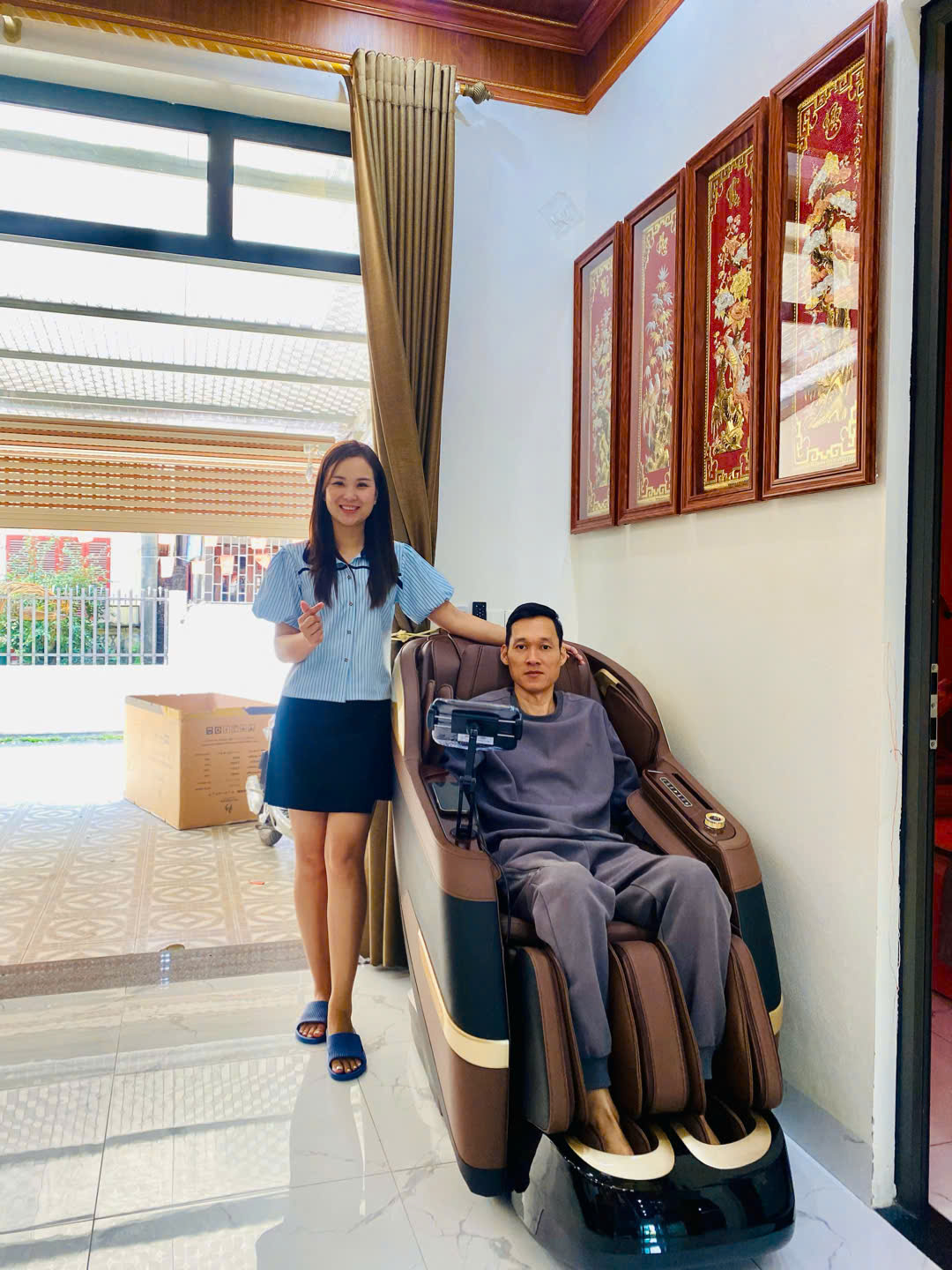 Xin chân thành cảm ơn anh Ngụy và gia đình đã tin tưởng ủng hộ Thegioighemassage