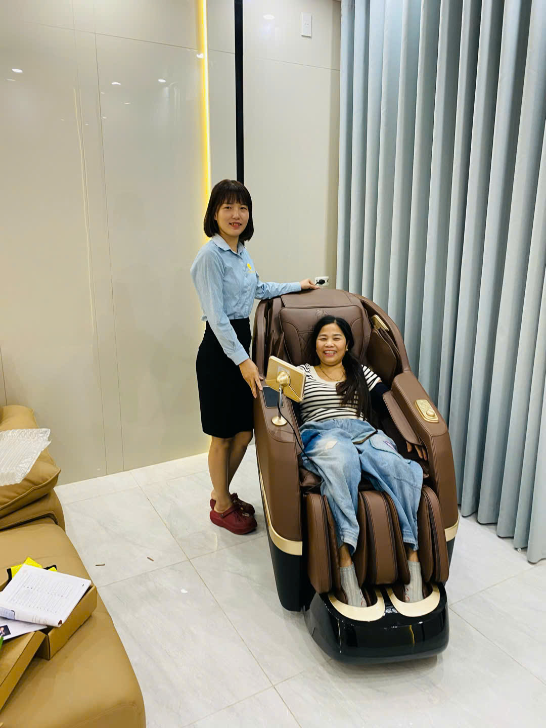 Xin chân thành cảm ơn gia đình cô Hiền đã tin tưởng ủng hộ Thegioighemassage