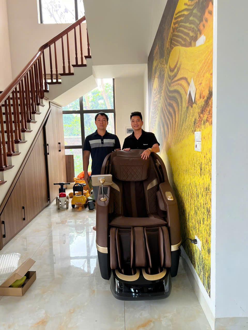 Xin chân thành cảm ơn gia đình anh Trinh đã tin tưởng ủng hộ Thegioighemassage