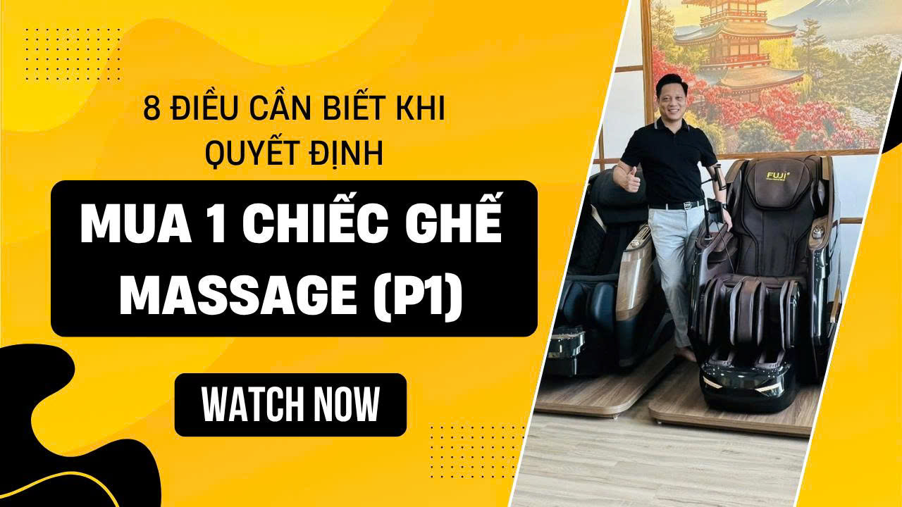 8 điều cần phải biết trước khi quyết định mua 1 chiếc ghế massage | Phần 1