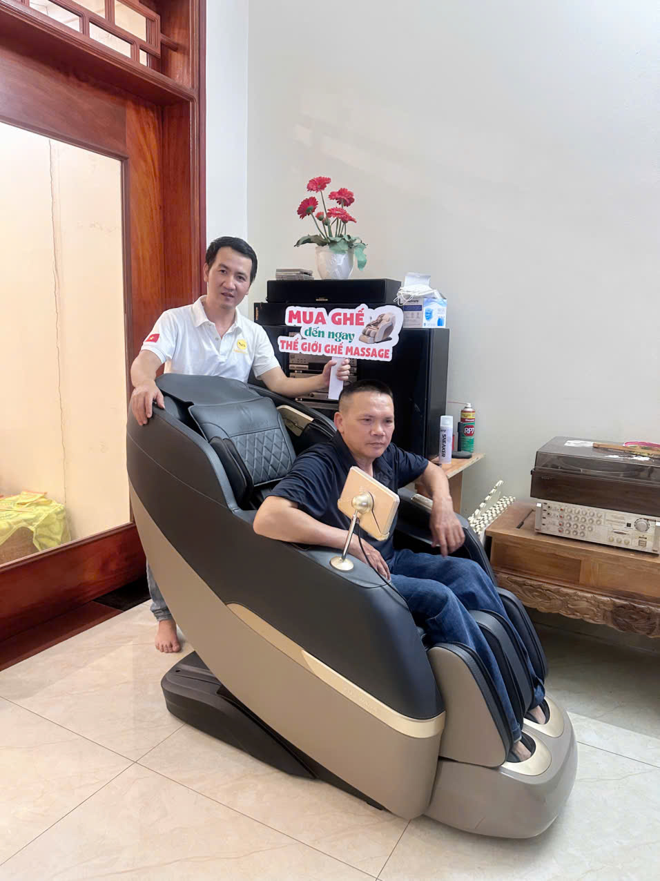 Xin cảm ơn gia đình em Đào đã tin tưởng ủng hộ Thegioighemassage