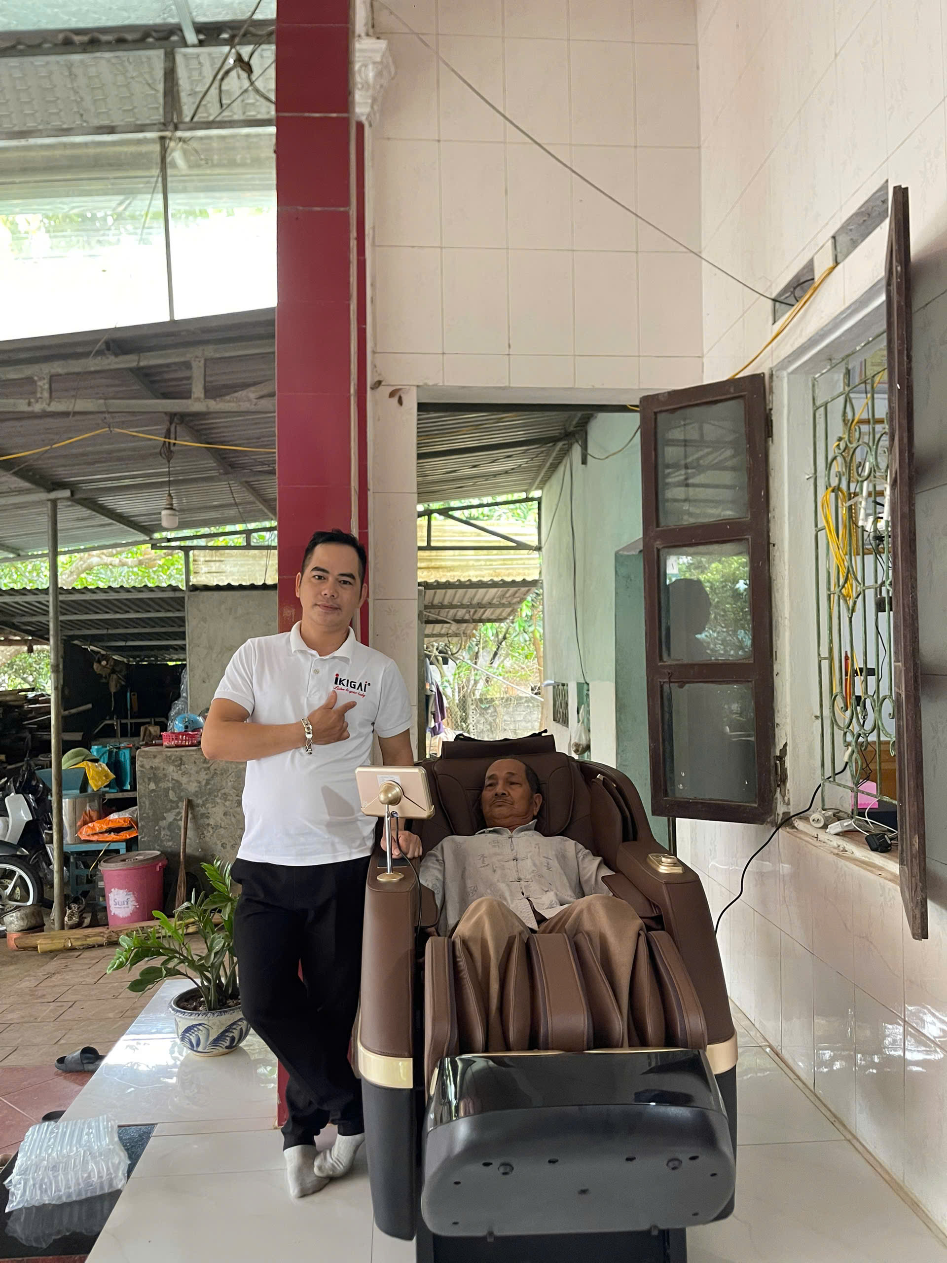 Xin cảm ơn gia đình cô Hương đã tin tưởng ủng hộ Thegioighemassage