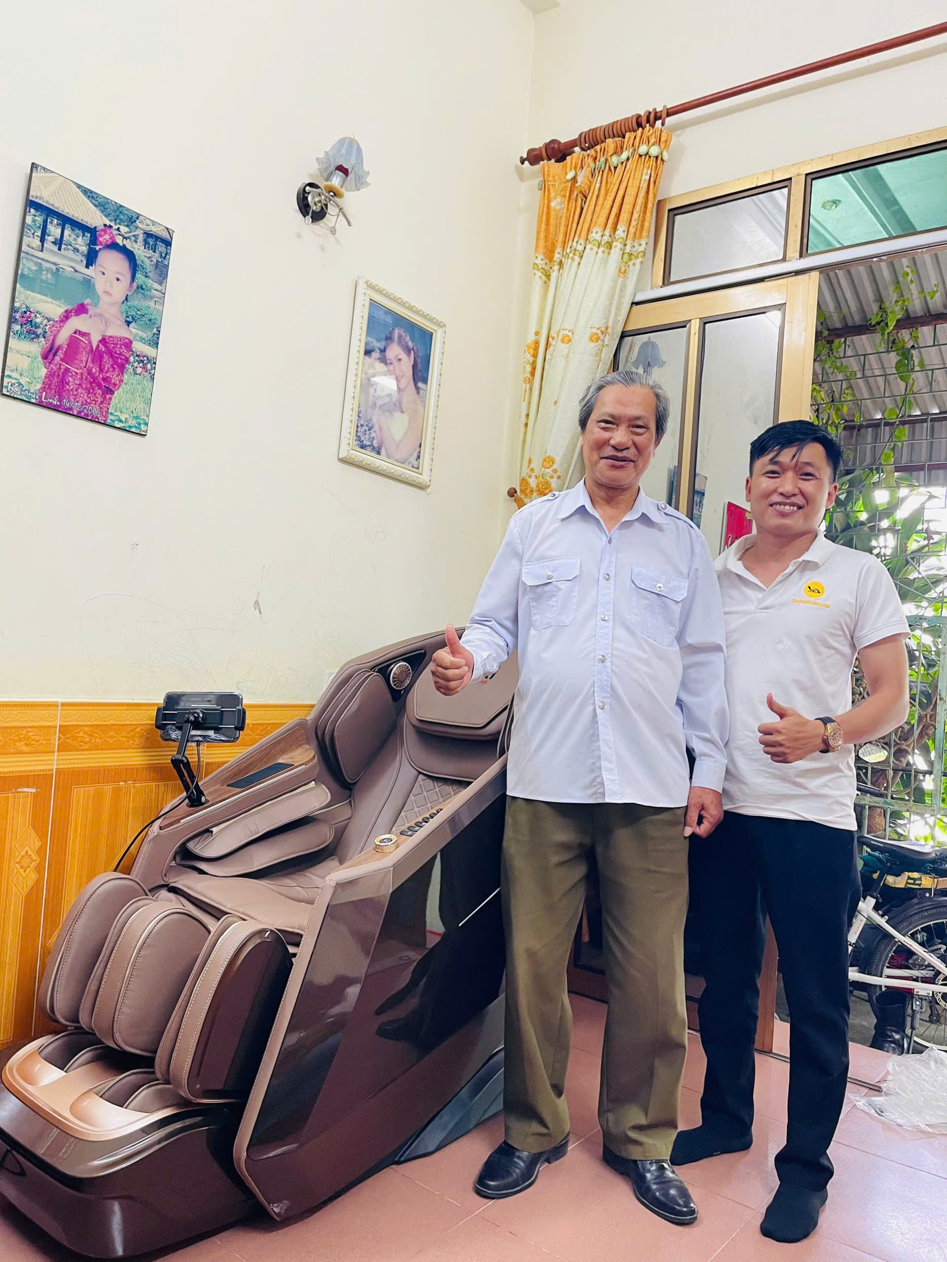 Xin cảm ơn gia đình chị Ánh đã tin tưởng ủng hộ Thegioighemassage