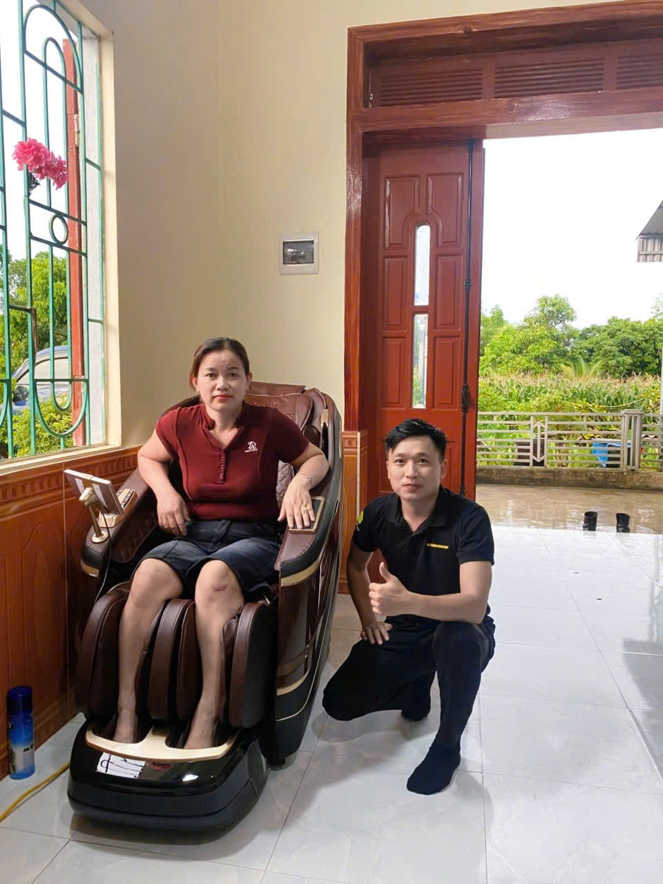 Xin cảm ơn gia đình anh Dũng đã tin tưởng ủng hộ Thegioighemassage