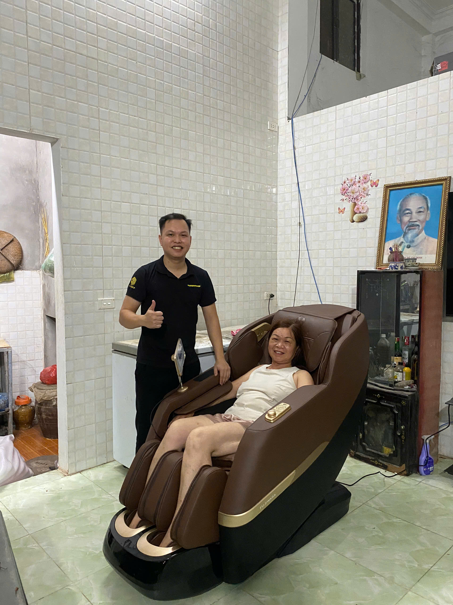 Xin cảm ơn gia đình anh Tuấn đã tin tưởng ủng hộ Thegioighemassage