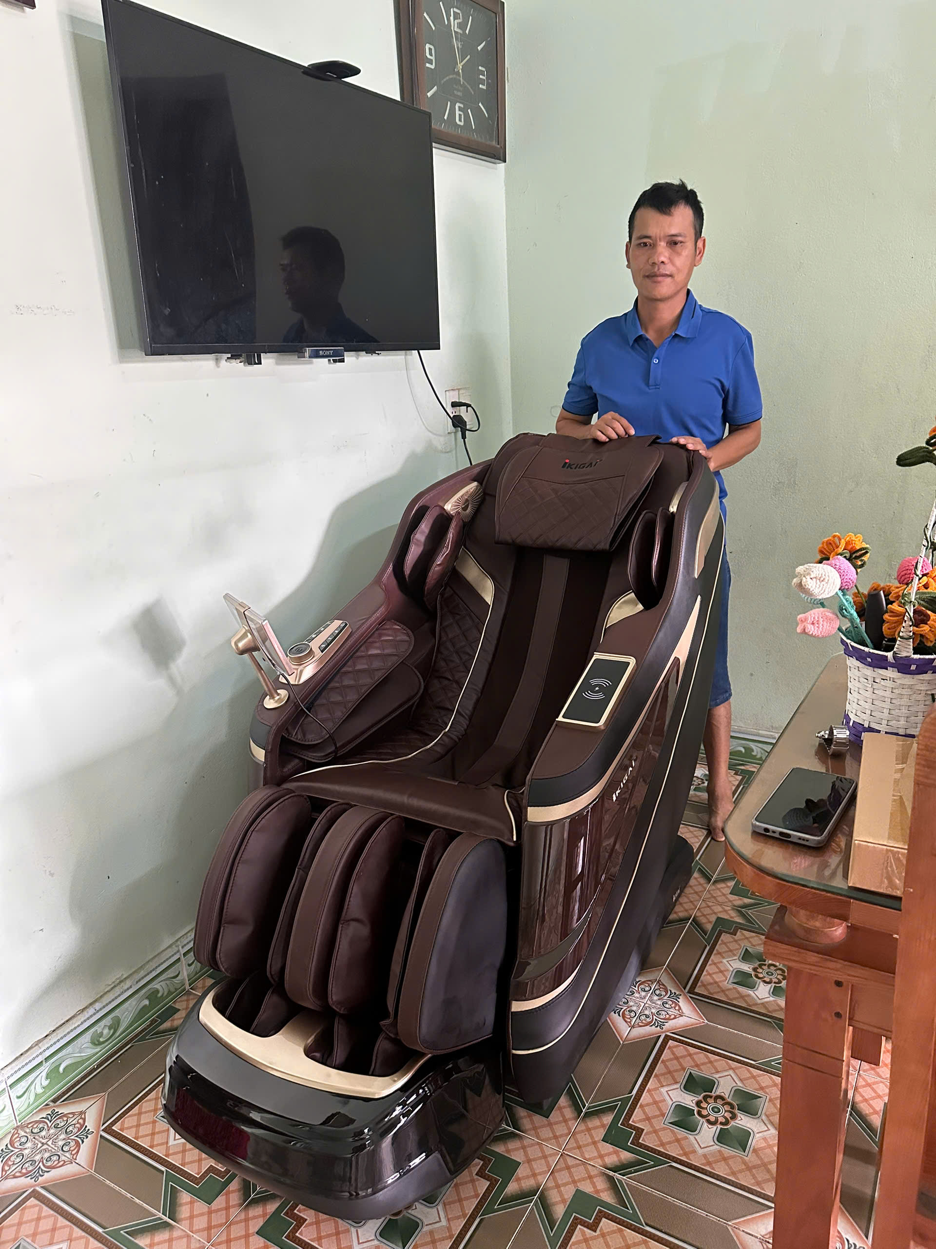 Xin cảm ơn gia đình anh Thạo đã tin tưởng ủng hộ Thegioighemassage