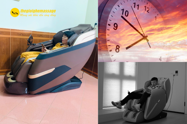 Tại sao ngồi ghế massage lại bị đau người?