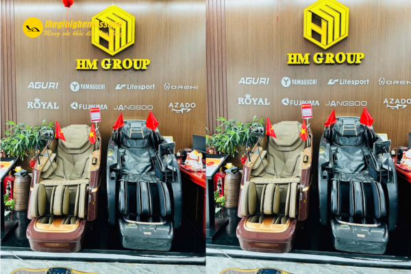 Những Dòng Ghế Massage Tích Hợp Ion Âm Nổi Bật