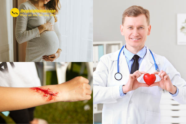 Những đối tượng cần hạn chế hoặc tránh nằm ghế massage