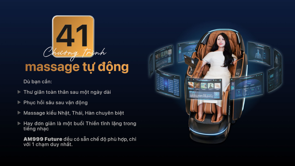 Nhiều chương trình massage đa dạng