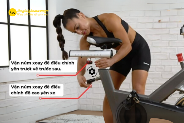 Yên xe không chắc hoặc không phù hợp với người sử dụng