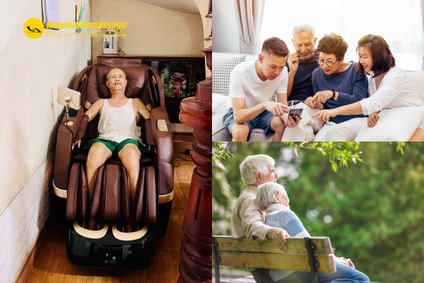Lợi ích của ghế massage đối với người cao tuổi