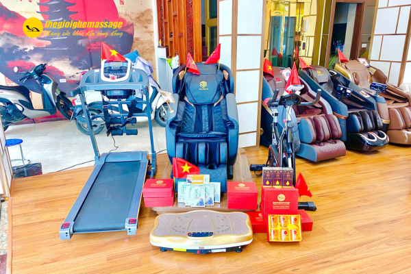 Ưu đãi ghế massage mừng Quốc Khánh 2/9 tại Thế Giới Ghế Massage