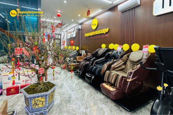 Trải Nghiệm Ghế Massage Trong Không Khí Tết Ấm Áp