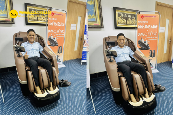 Tác dụng của ghế massage trong việc giảm căng thẳng và stress