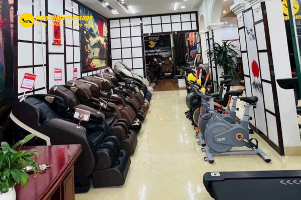 Không gian trải nghiệm chuẩn spa tại Thế Giới Ghế Massage