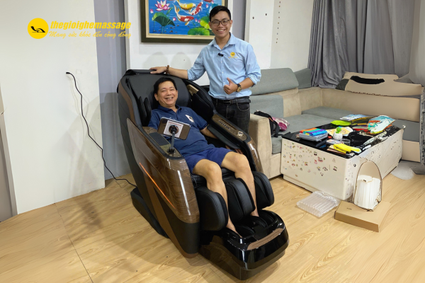 Mua ghế massage an tâm bắt đầu từ trải nghiệm thực tế