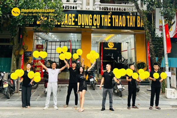 Cách Thế Giới Ghế Massage triển khai hoạt động phát bóng