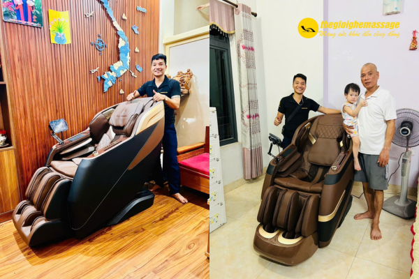 Những dòng ghế massage tích hợp sạc không dây nổi bật