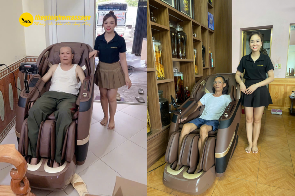 Ghế massage – Người bạn đồng hành của sức khỏe tuổi già