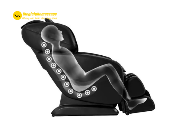 Đường ray L – Kéo dài phạm vi massage toàn thân