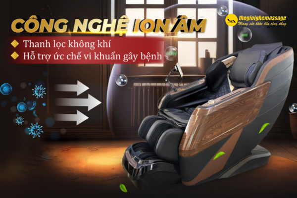 Lợi Ích Khi Sử Dụng Ghế Massage Có Ion Âm