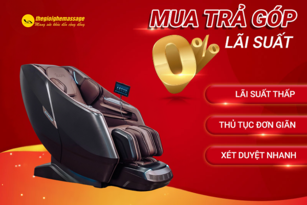 Quy trình mua ghế massage trả góp đơn giản
