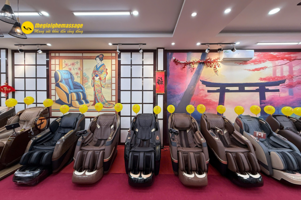 Trải nghiệm ghế massage miễn phí tại showroom Thegioighemassage có gì đặc biệt?