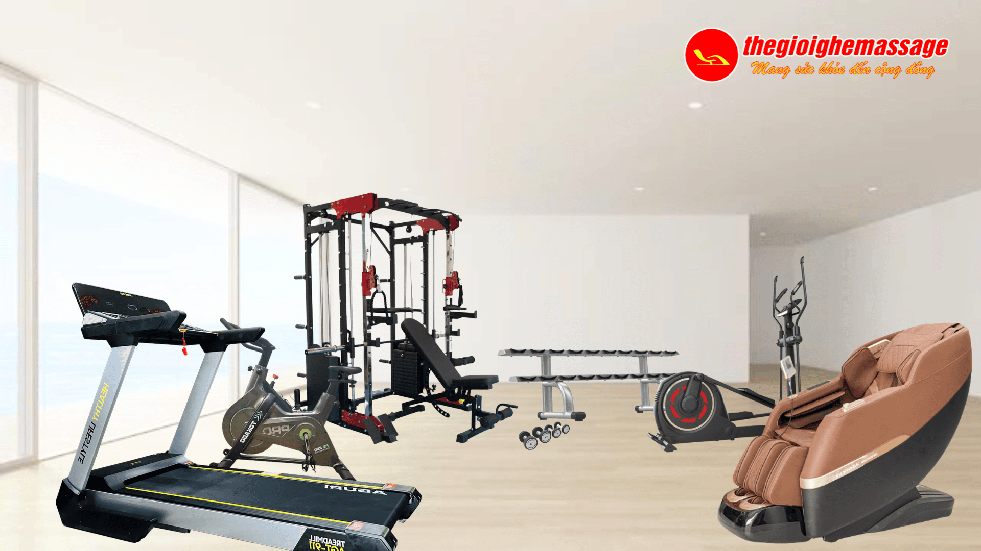 Combo home gym 95,9 Triệu: Nâng Tầm Trải Nghiệm Tập Luyện