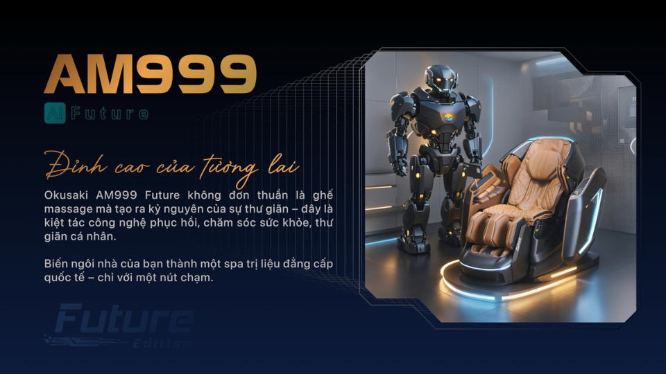 Công nghệ – Trái tim của Thegioighemassage mẫu ghế AM-999 Future