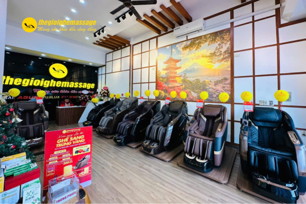 Trải nghiệm dùng thử ghế massage trước khi quyết định