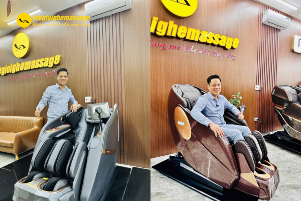 Ghế massage – giải pháp giảm đau nhức cơ thể hiệu quả