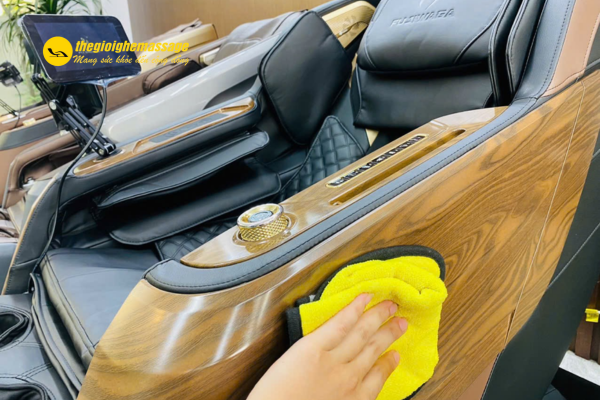 Làm khô ghế massage đúng cách