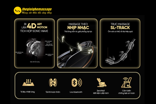 Vì Sao Ghế Massage Cao Cấp Ưu Tiên Sonic Wave?