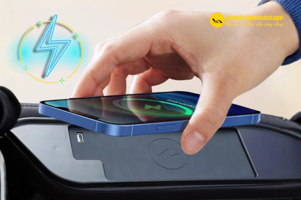 Ghế massage tích hợp Bluetooth, sạc không dây là gì?