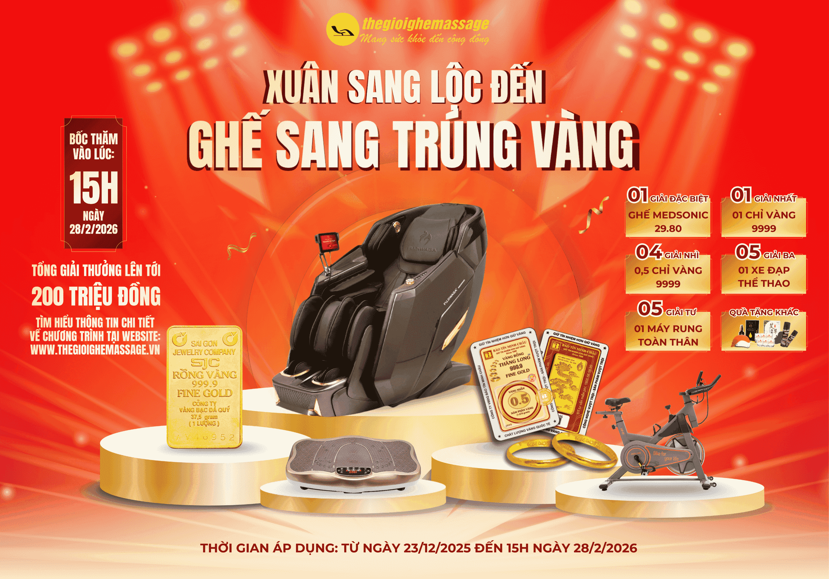 Xuân Sang Lộc Đến – Ghế Sang Trúng Vàng