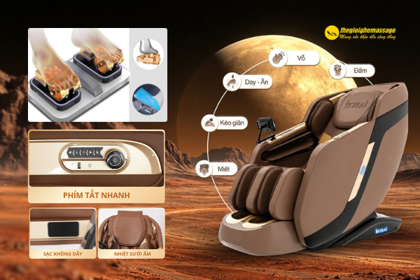 Những tính năng nổi bật của Ghế Massage IKIGAI KG5688