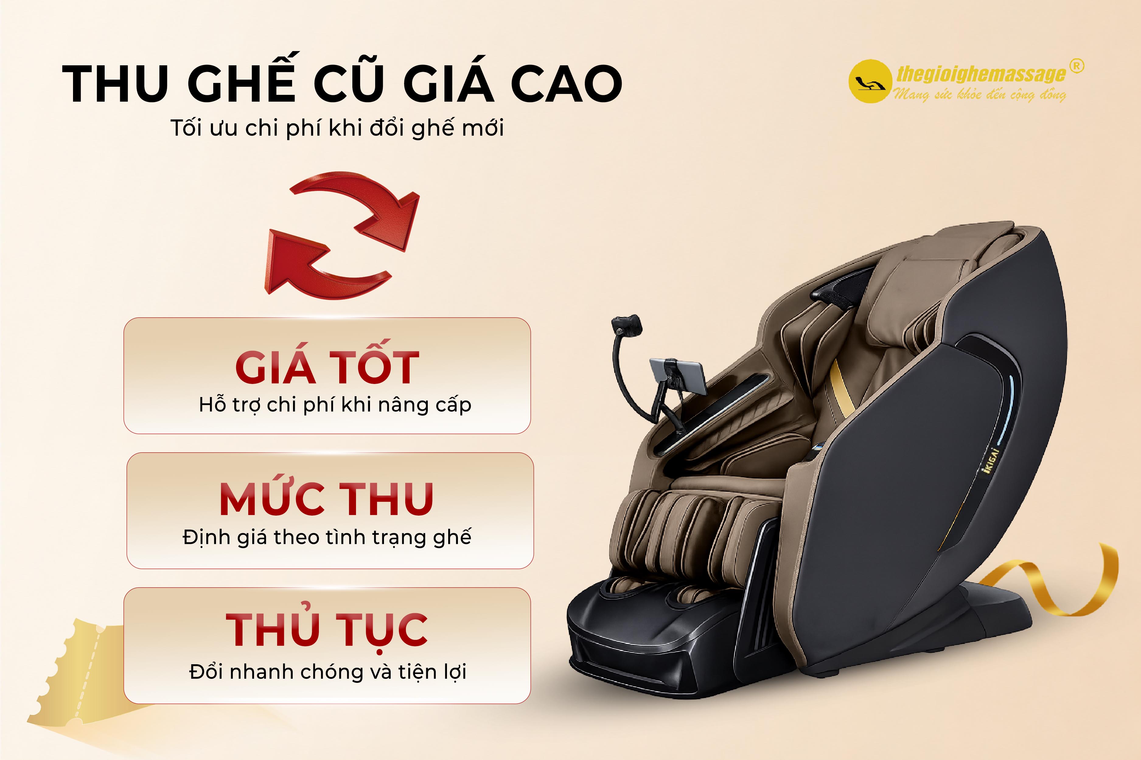 Thu ghế cũ giá cao – Tối ưu chi phí khi đổi ghế mới