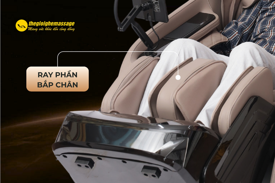 Ray bắp chân – Massage không chỉ dừng lại ở bàn chân