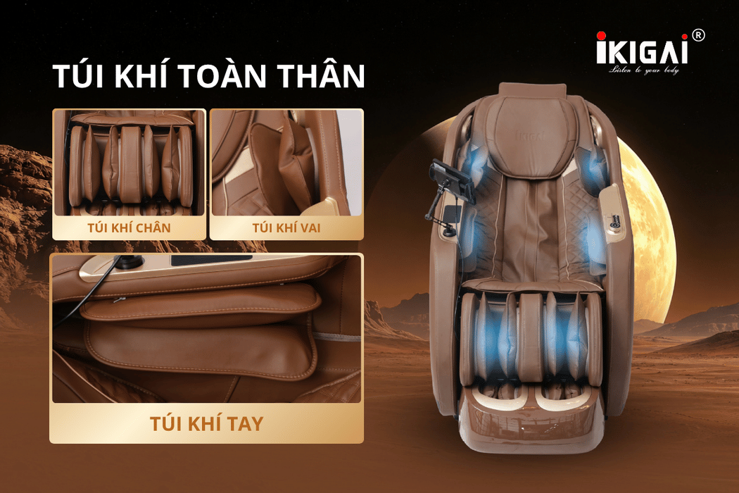TÚI KHÍ ĐA VÙNG – CẢM GIÁC ĐƯỢC ÔM TRỌN CƠ THỂ