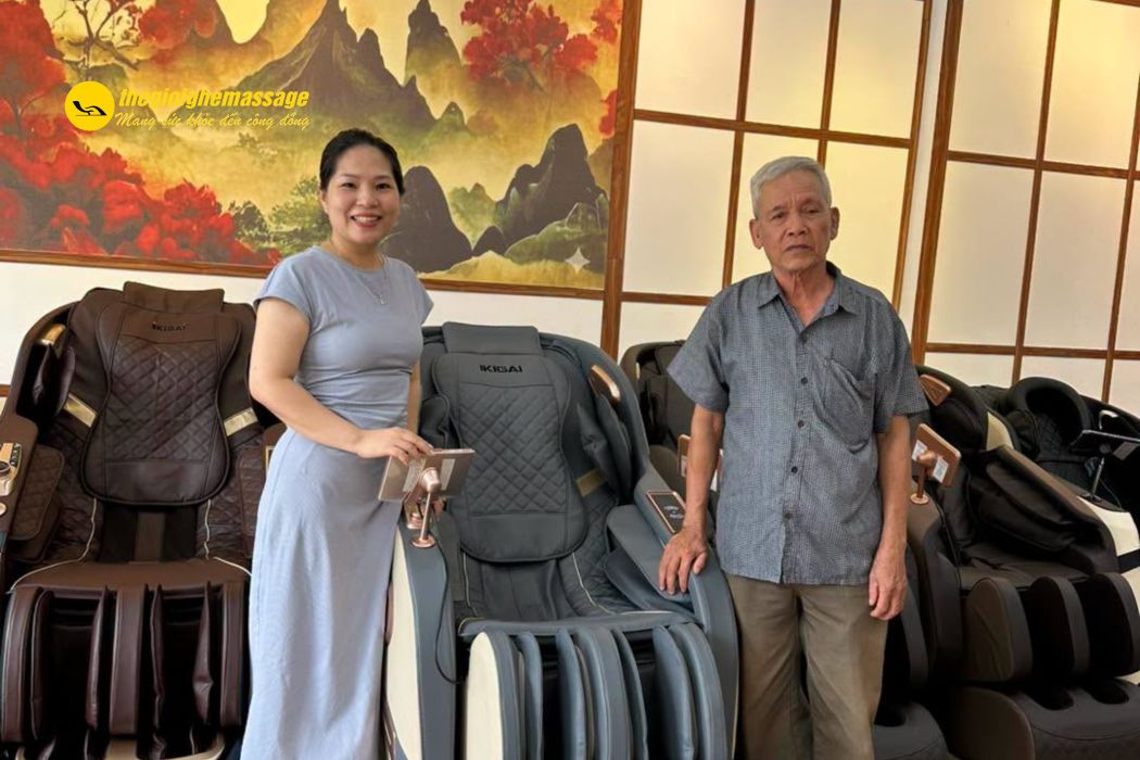 Vì sao ghế massage được nhiều người trên 60 tuổi lựa chọn?
