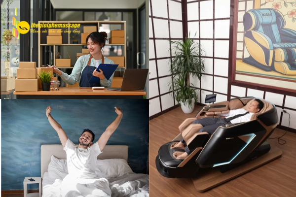 Lợi ích khi sử dụng ghế massage vào buổi sáng