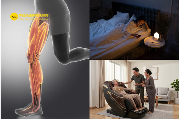 Lợi ích khi sử dụng ghế massage vào buổi tối