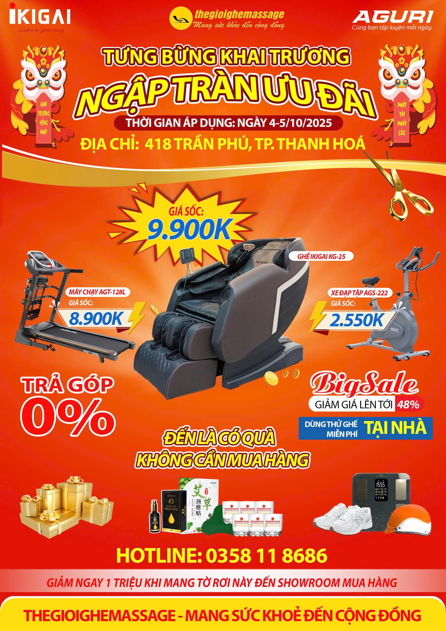 Siêu ưu đãi chỉ có trong dịp khai trương