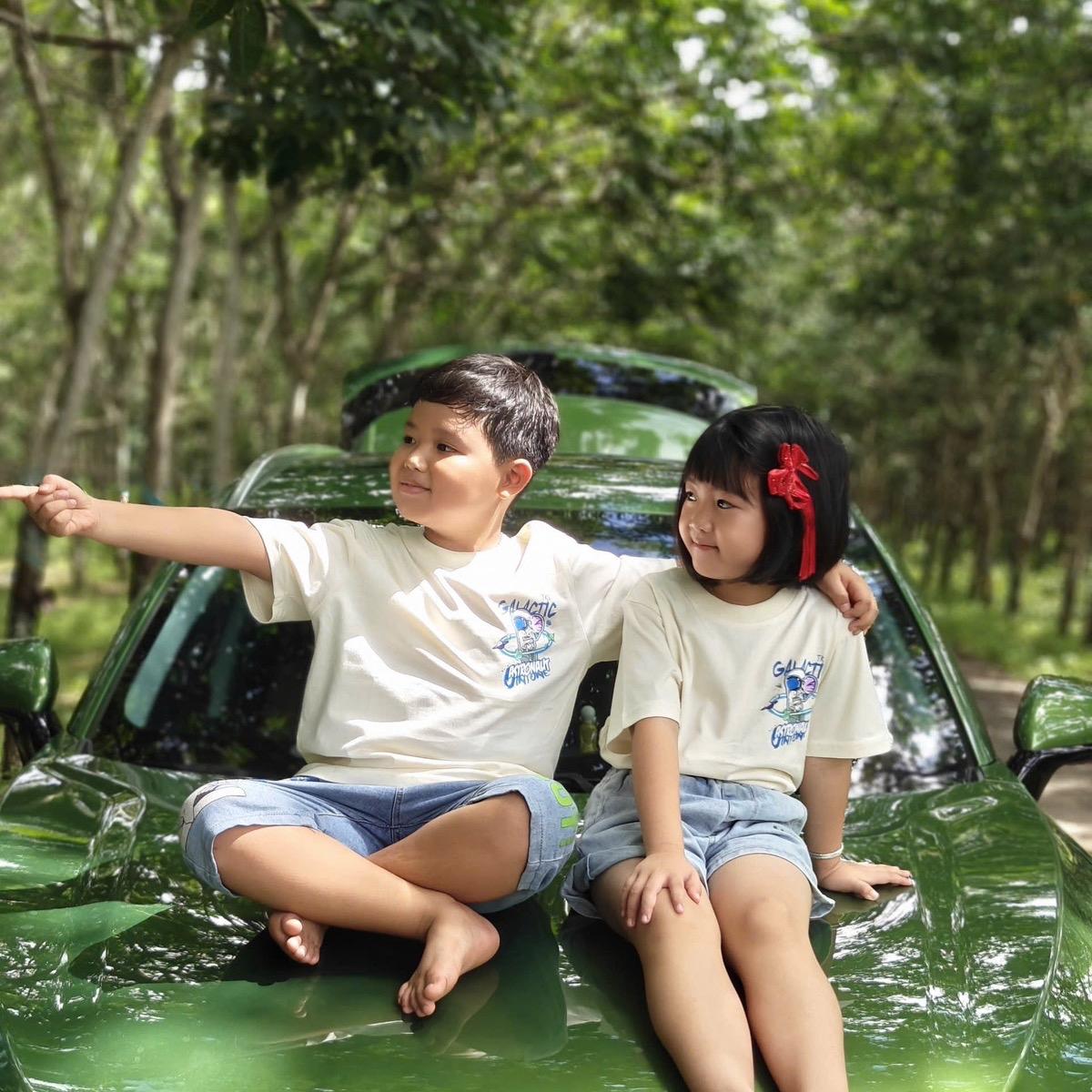 Áo thun cotton xịn giành cho bé trai và bé gái