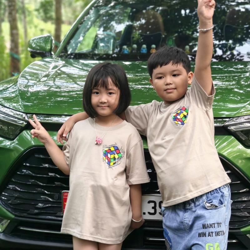 Áo thun bé trai cotton 2 chiều từ 25-57kg