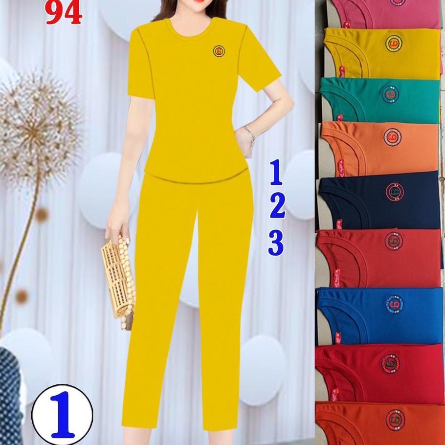 Bộ cotton mịn siêu mát cho chị em từ U30 tuổi trở lên Nữ Thun Women