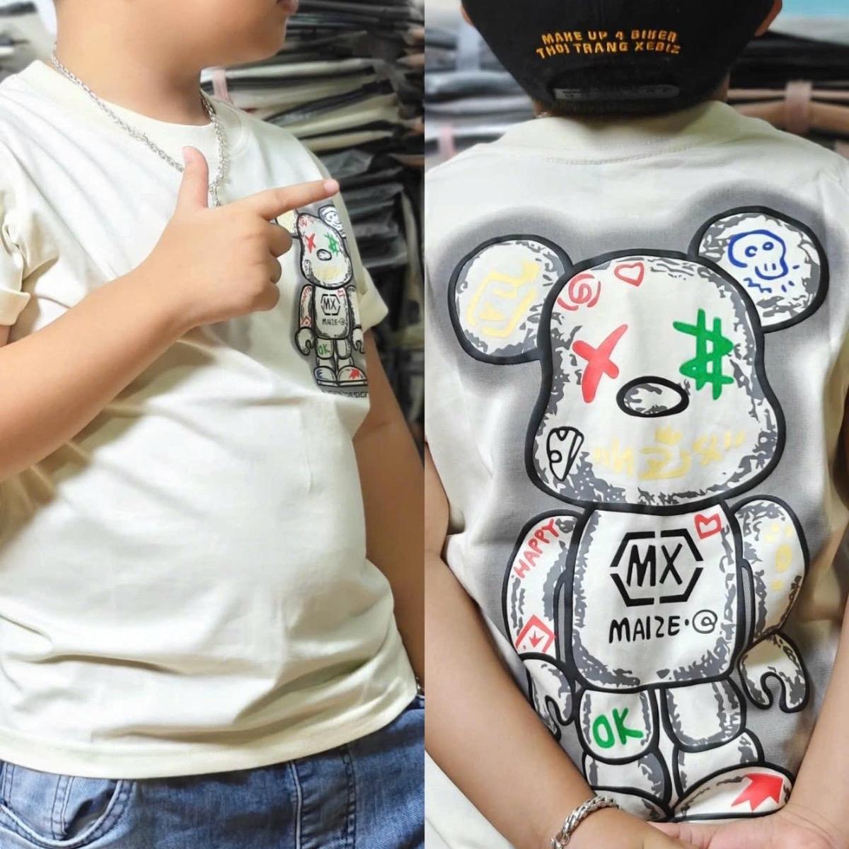 Áo cotton 2 chiều xịn Bé trai