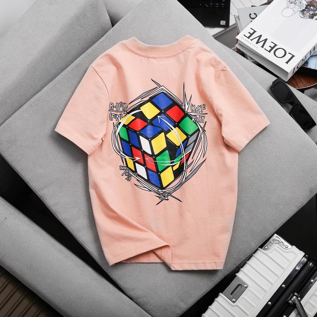 Áo thun bé trai cotton 2 chiều từ 25-57kg